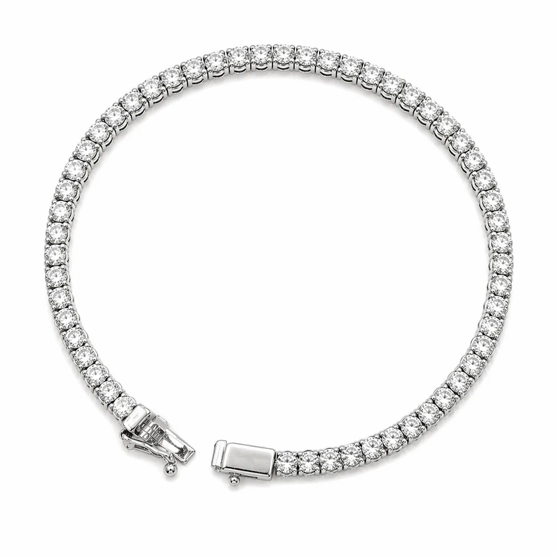 925 silver classic tennis bracelet 925 silver classic tennis bracelet