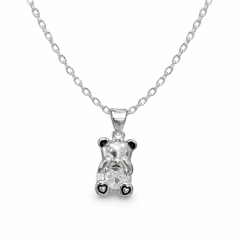925 sterling silver teddy bear necklace 925 sterling silver teddy bear necklace