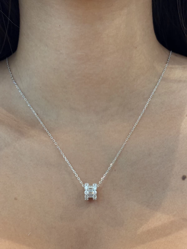 925 silver geometric necklace 925 silver geometric necklace