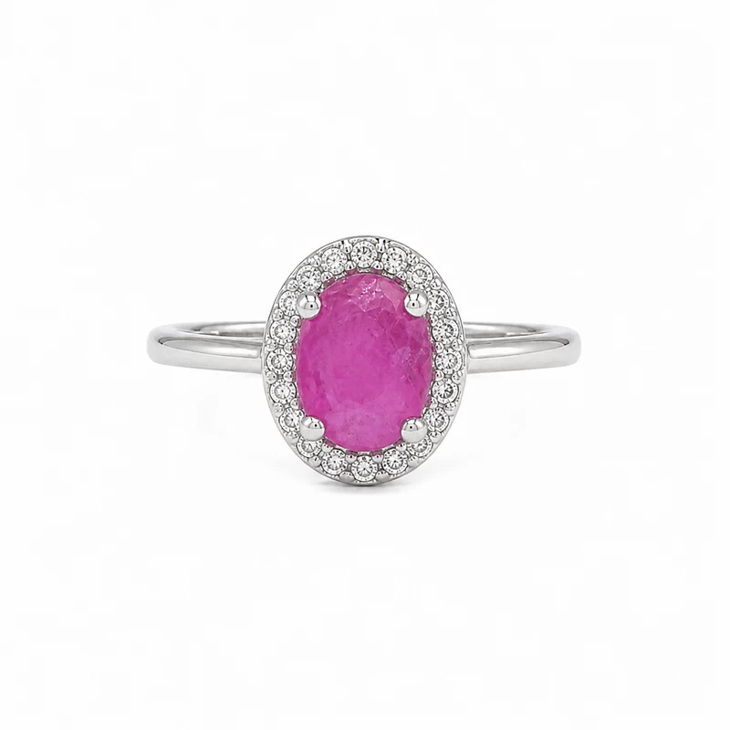 925 silver ruby halo ring 925 silver ruby halo ring