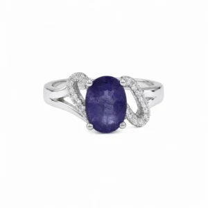 925 silver sapphire infinity ring