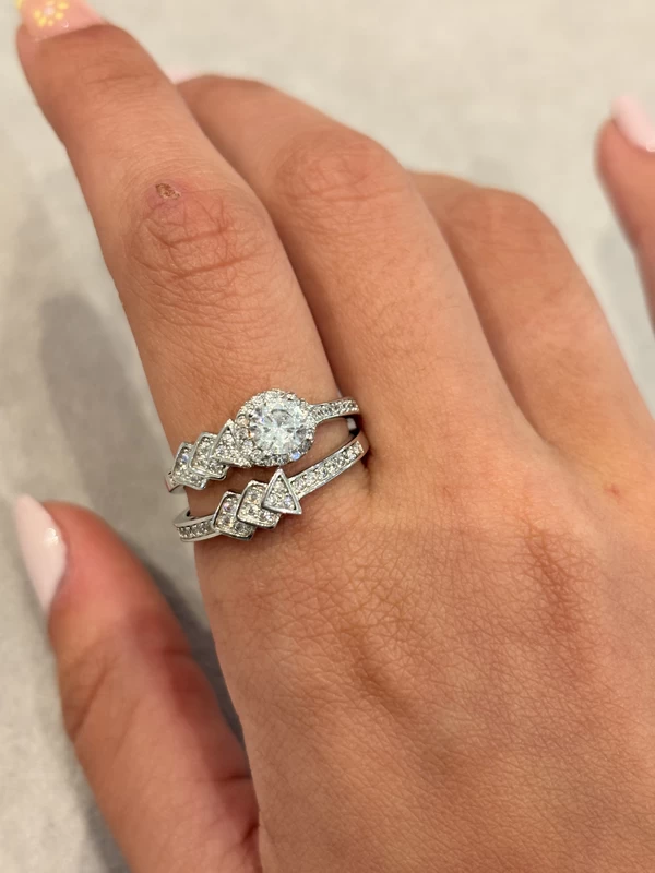 925 silver harmony ring set 925 silver harmony ring set