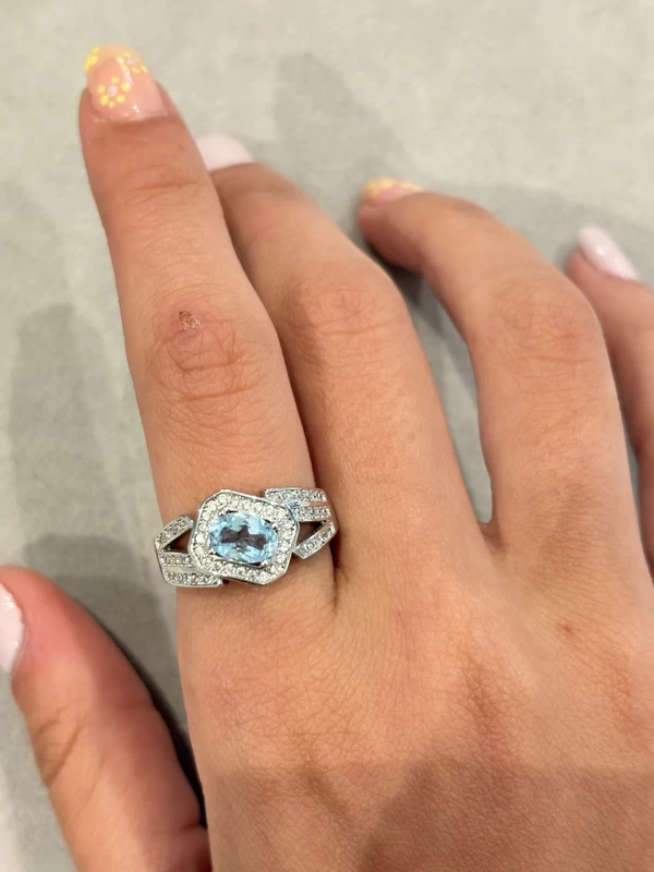 925 silver aquamarine majesty ring 925 silver aquamarine majesty ring