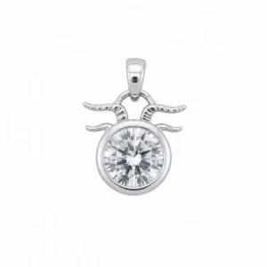 925 silver taurus pendant