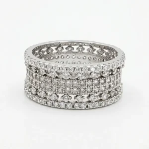 925 silver celestial eternity ring