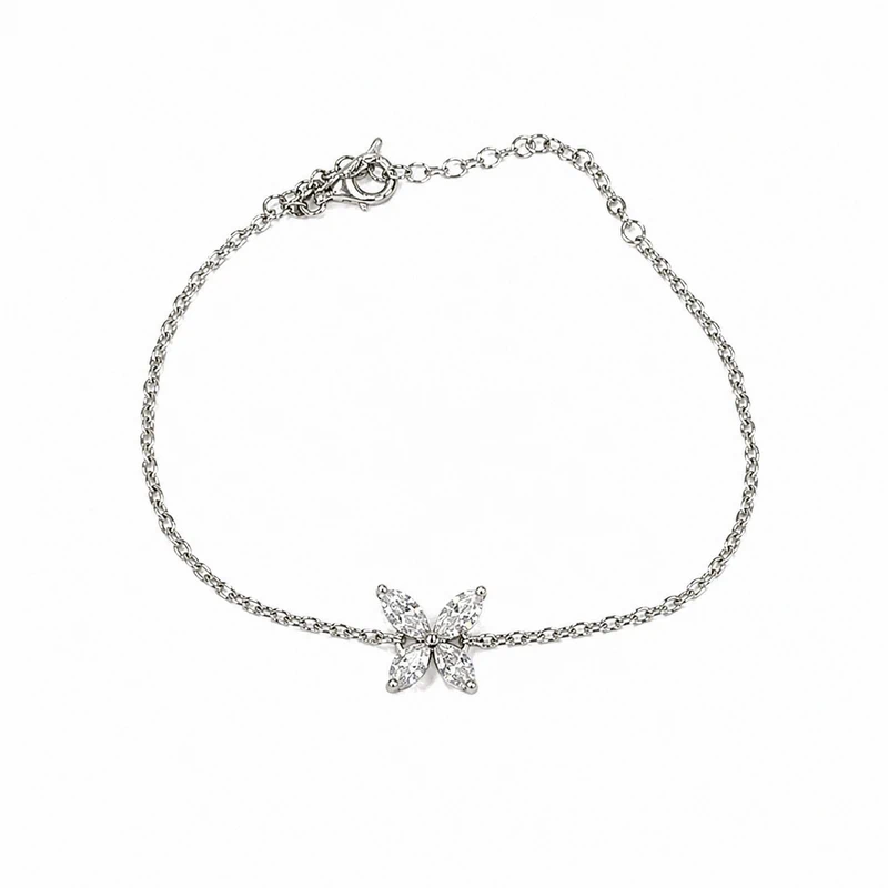 925 silver butterfly bracelet 925 silver butterfly bracelet