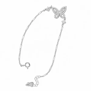 925 silver butterfly bracelet