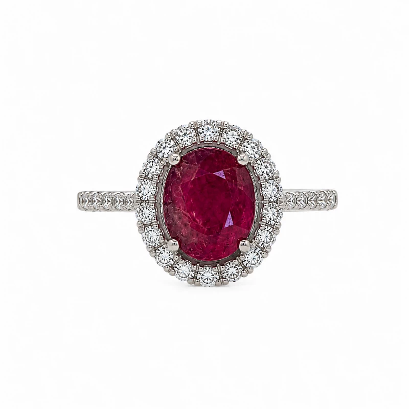 925 silver ruby halo ring 925 silver ruby halo ring