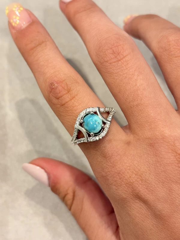 925 silver turquoise halo ring 925 silver turquoise halo ring