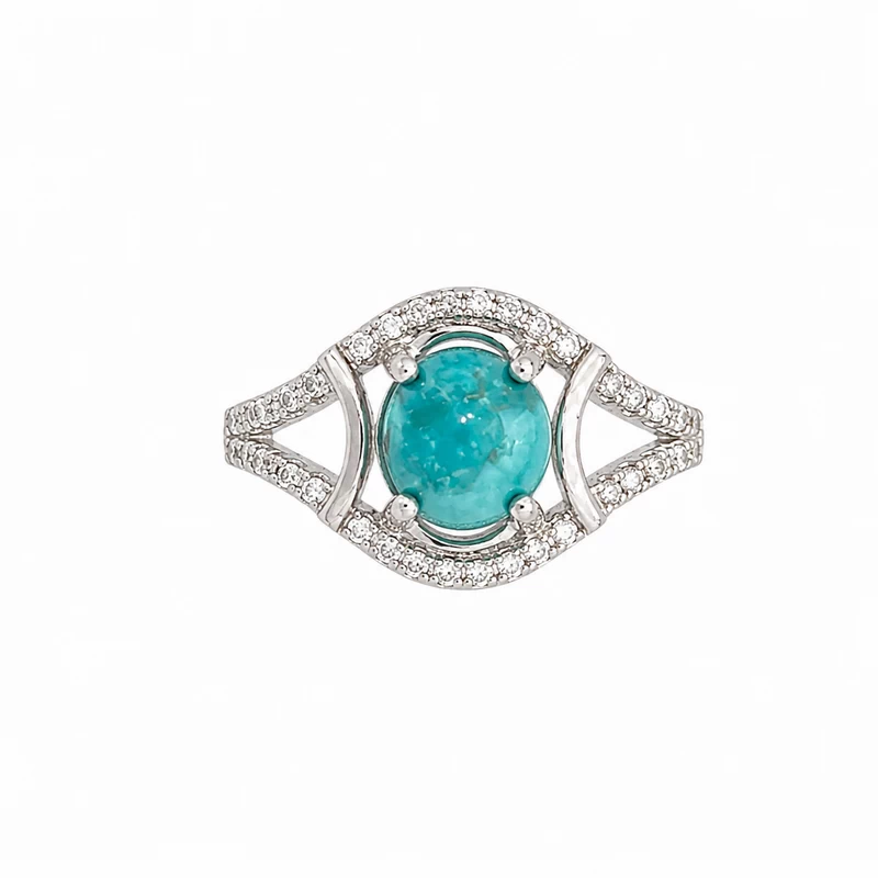 925 silver turquoise halo ring 925 silver turquoise halo ring