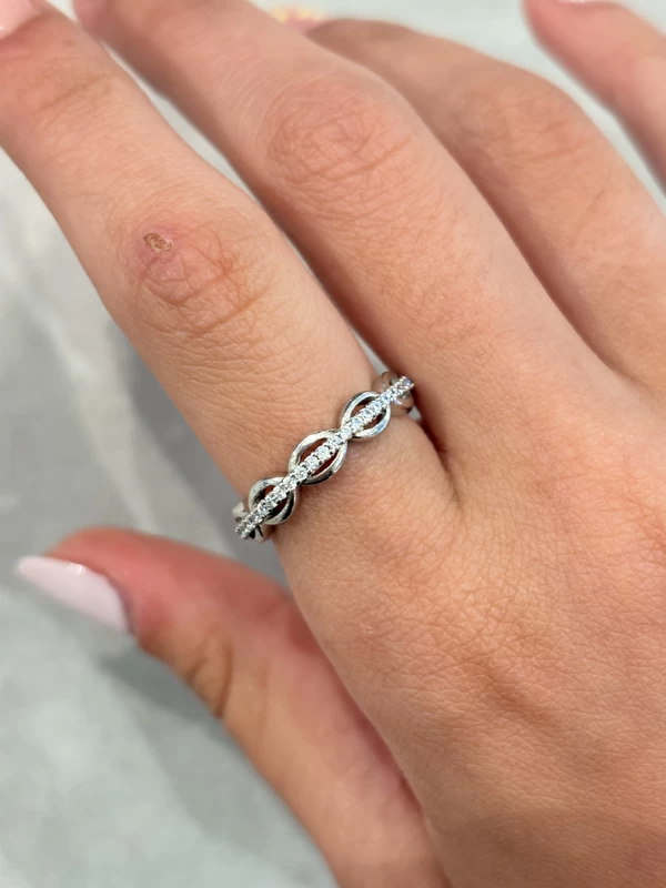 925 silver infinity spark ring 925 silver infinity spark ring