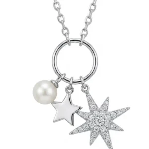 925 silver celestial charm necklace