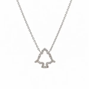 925 silver lebanon cedar necklace