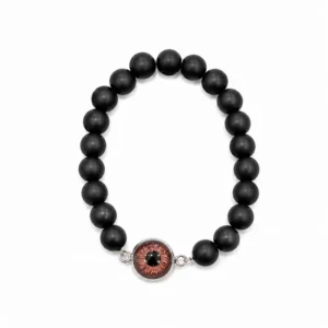 customized iris beaded bracelet