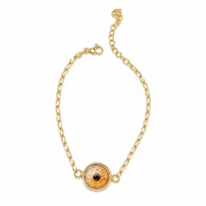 customized iris chain bracelet